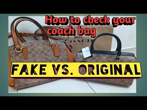 how to tell a real coach bag from a fake|coach authenticity check serial number.